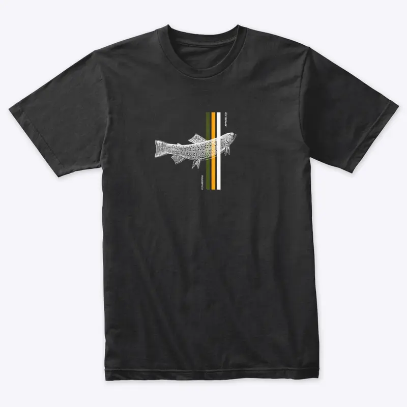 Brook Trout Retro Offset Graphic