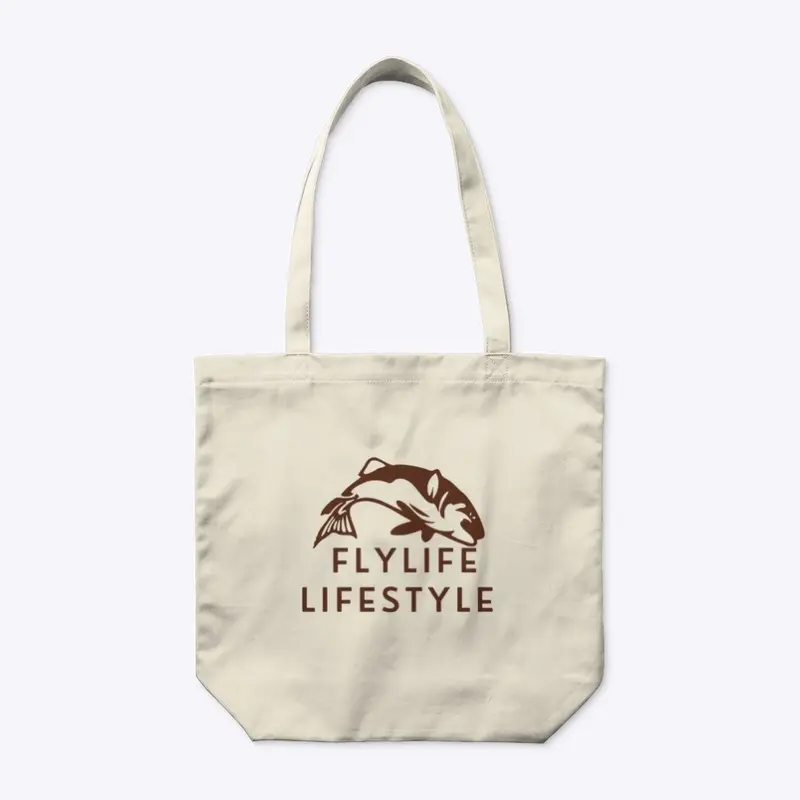 Trout Block Fly Fishing Lifestyle Logo