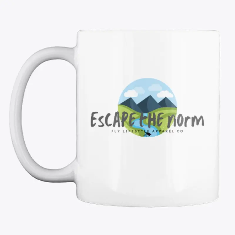 Escape the Norm Mountain Stream Graphic